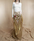 Flower Layered Tassel Skirt
